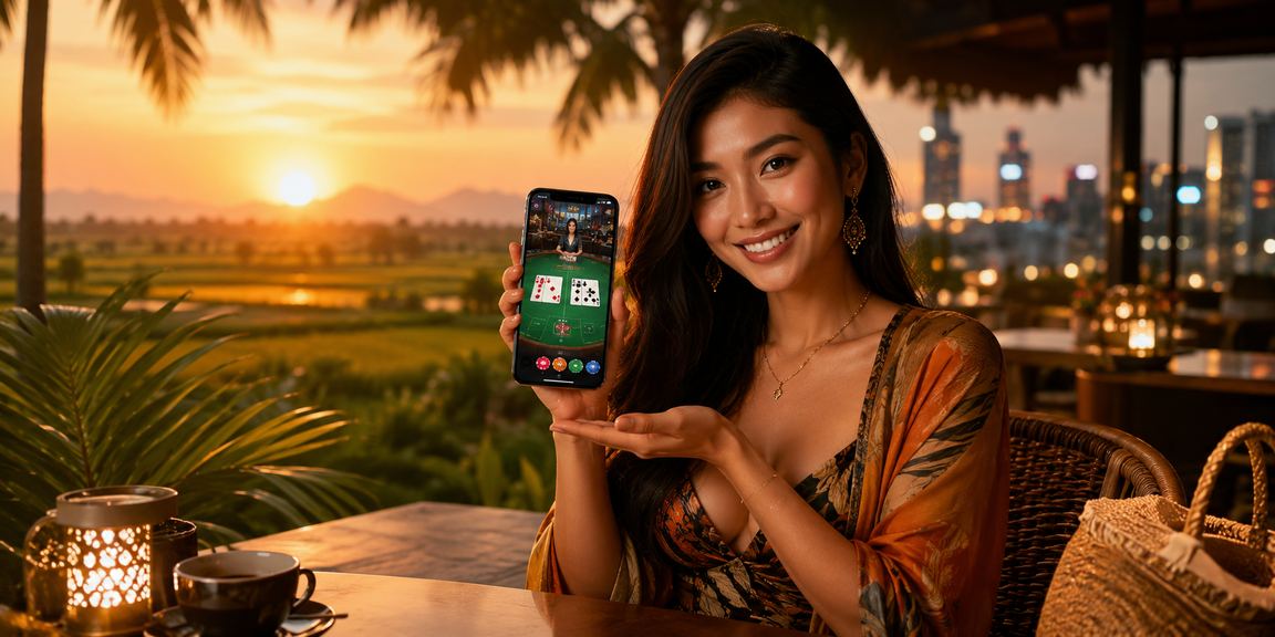 Pengguna Kedah menikmati permainan baccarat kasino langsung melalui platform 970