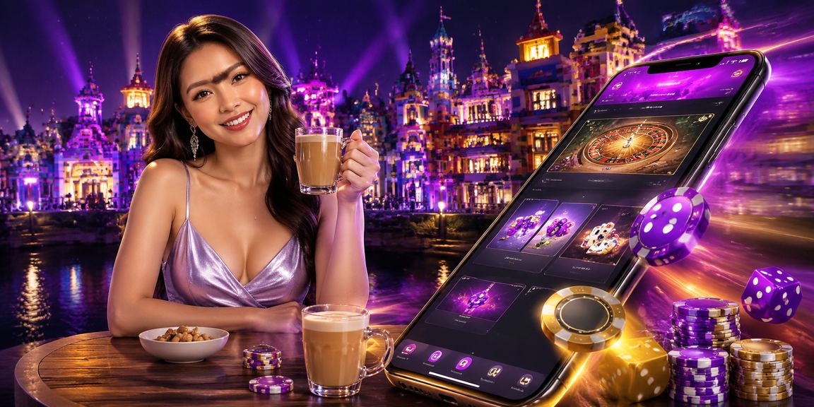 Pengguna Malaysia melayari permainan slot kasino dalam talian menggunakan aplikasi mudah alih 970