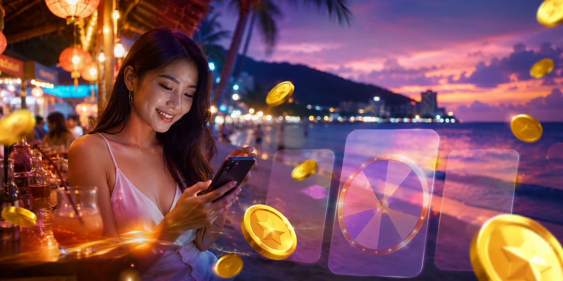 Pengguna dari Penang bermain permainan kasino langsung dengan paparan jelas dan aliran video berkualiti tinggi